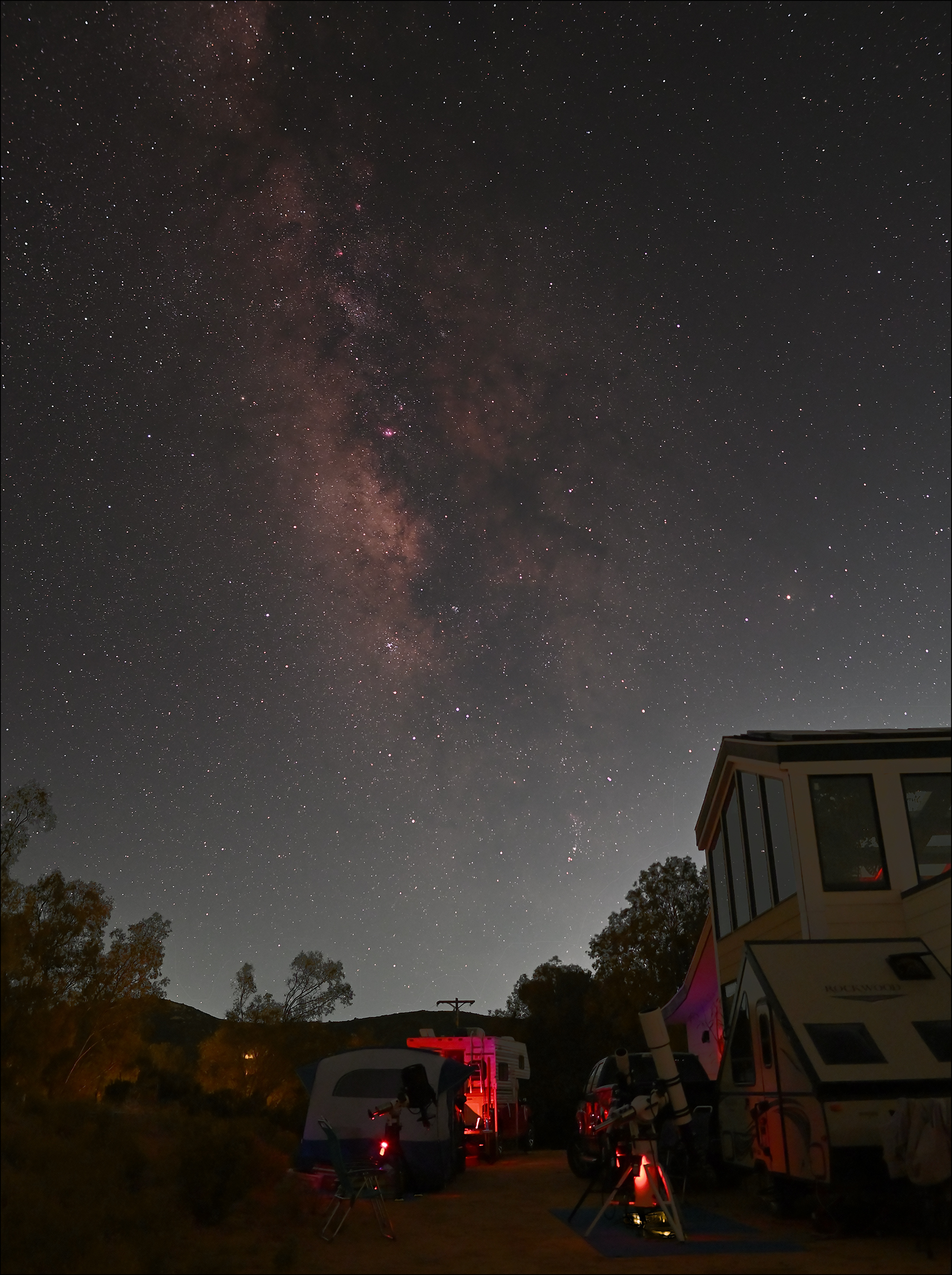 Milky Way froom Lockwood Observatory