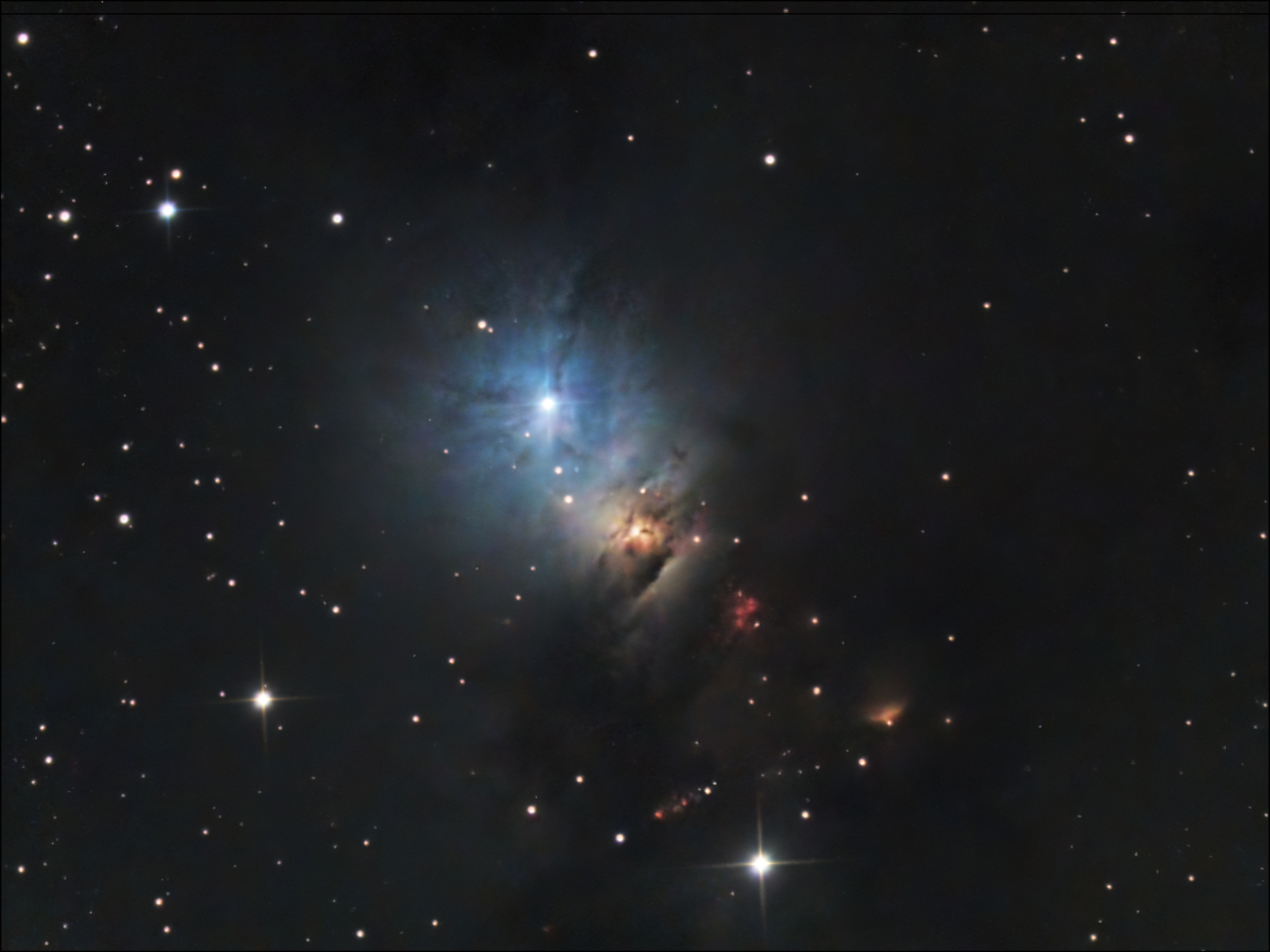 Reflection nebula in Perseus